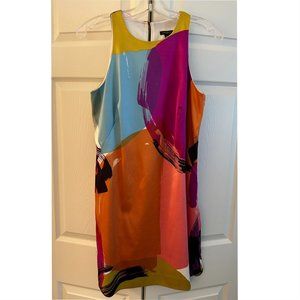 Ann Taylor Abstract Color Shift Dress, Size 6, NWT